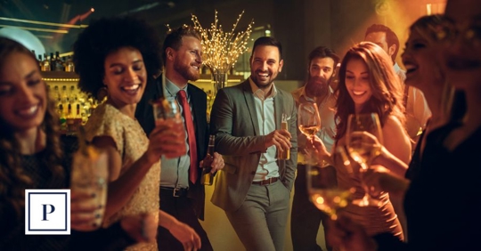 people at a party